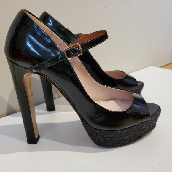 Miu Miu black patent leather platform heels - Picture 2 of 12